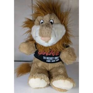 VTG 20" Plush Daren Lion D.A.R.E. Dare To Resist Drugs Violence Stuffed Animal